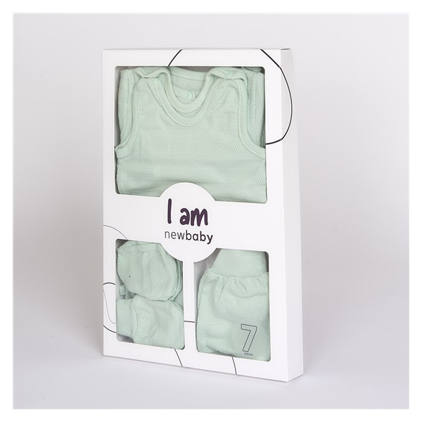 New Baby I AM 7-Piece Maternity Set Mint, size 56 (0-3m)