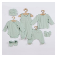 New Baby I AM 7-Piece Maternity Set Mint, size 56 (0-3m)