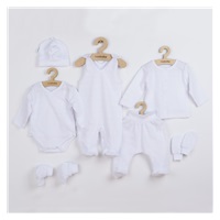 New Baby I AM White 7-Piece Maternity Set, size 56 (0-3m)