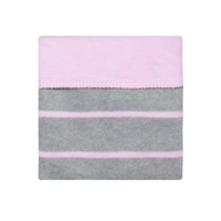 Baby cotton blanket Womar 75x100 grey-pink