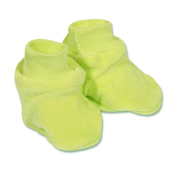 Baby slippers New Baby green, size 62 (3-6m)