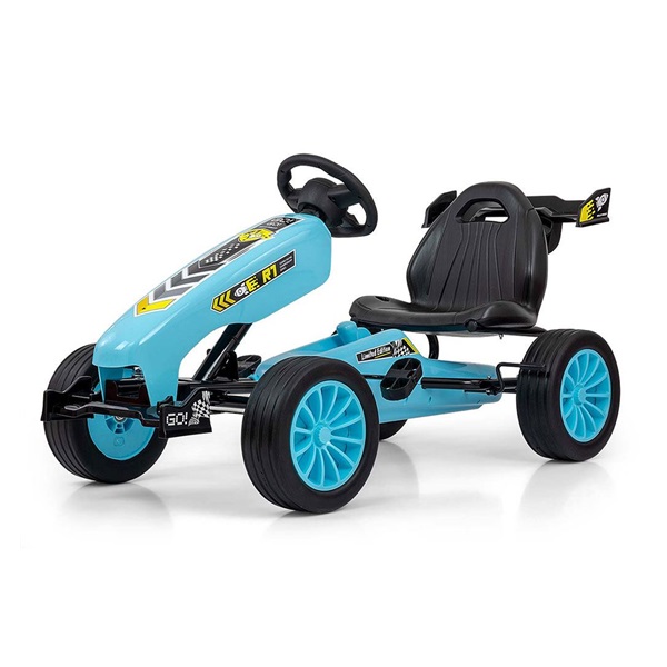 Kids Go-kart Milly Mally Rocket turquoise