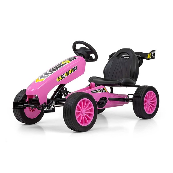 Kids Go-kart Milly Mally Rocket pink