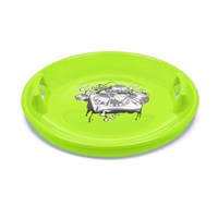 Sledding plate Baby Mix 60 cm MUSIC green