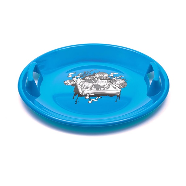 Sledding plate Baby Mix 60 cm MUSIC blue