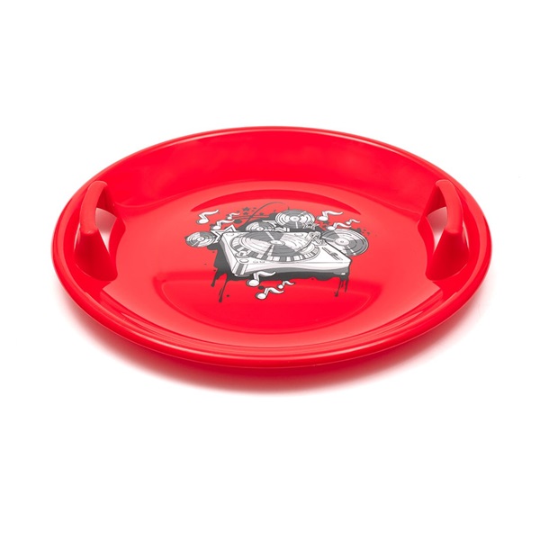 Sledding plate Baby Mix 60 cm MUSIC red