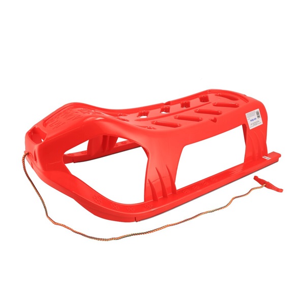 Baby Mix SNOW STAR red plastic sled