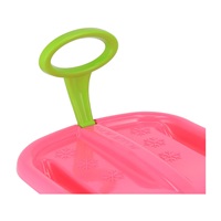 Sled with moving handle Baby Mix SNOW ARROW 74 cm pink