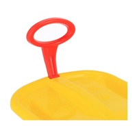 Sled with moving handle Baby Mix SNOW ARROW 74 cm yellow