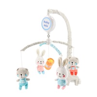 Electronic carousel above the crib Baby Mix Teddy bears and rabbits with melodies