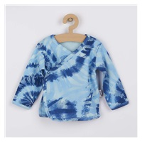 Baby cotton shirt Nicol Tomi blue, size 56 (0-3m)