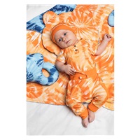 Baby Cotton Jumpsuit Nicol Tomi orange, size 56 (0-3m)