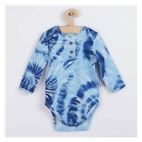 Baby body with long sleeves Nicol Tomi blue, size 56 (0-3m)