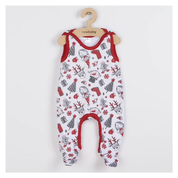 Baby cotton onesies New Baby Christmas, size 56 (0-3m)