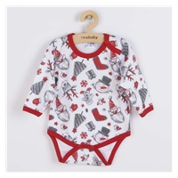 Baby long sleeve bodysuit New Baby Christmas, size 56 (0-3m)