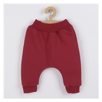 Baby sweatpants and sweatshirt Koala Pow burgundy, size 62 (3-6m)