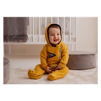 Baby Jumpsuit Koala Pow mustard, size 68 (4-6m)
