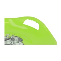 Sledding plate Baby Mix 60 cm Snowflake MUSIC green