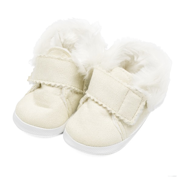 New Baby winter booties 0-3 m beige, size 0-3 m