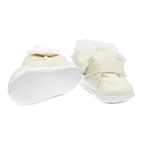 New Baby winter booties 0-3 m beige, size 0-3 m