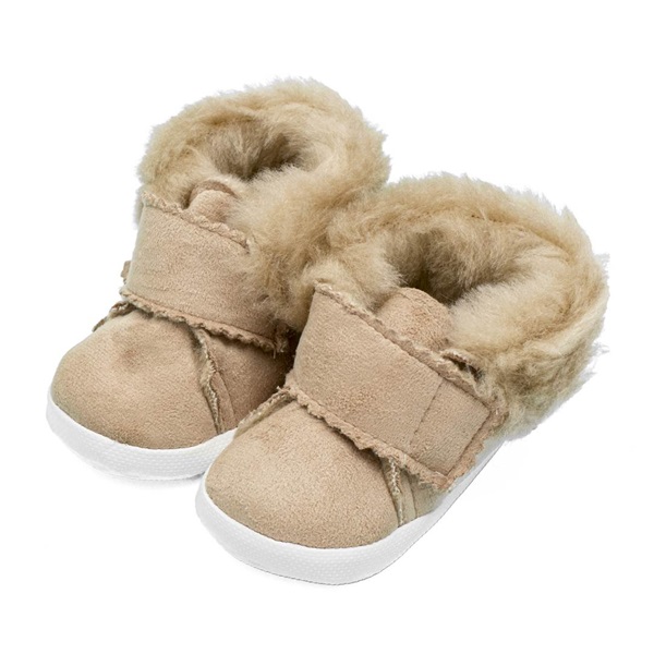 Baby winter booties New Baby 0-3 m light brown, size 0-3 m