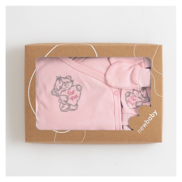 New Baby Classic 5-Piece Maternity Set Pink, size 62 (3-6m)