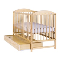 Drewex LULAYA cot with drawer natural