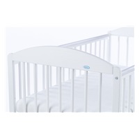 Drewex LULAYA cot with pull-down sidewall white