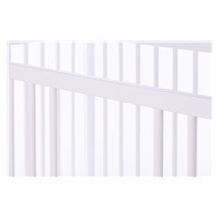 Drewex LULAYA cot with pull-down sidewall white