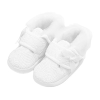 Baby winter booties for christening New Baby 0-3 m girl, size 0-3 m