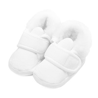 New Baby 0-3 m boy winter christening slippers, size 0-3 m