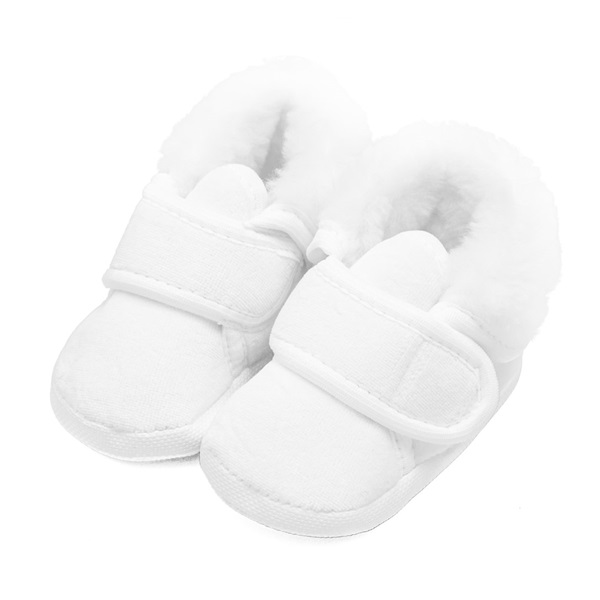 New Baby 0-3 m boy winter christening slippers, size 0-3 m