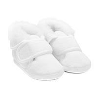 New Baby 0-3 m boy winter christening slippers, size 0-3 m