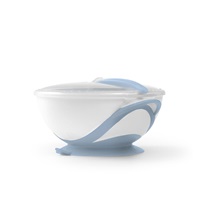 Baby bowl with suction cup and spoon Baby Ono white-blue