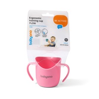 Ergonomic cup Baby Ono FLOW pink