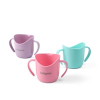 Ergonomic cup Baby Ono FLOW pink