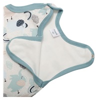 New Baby Happy Elephants Green Cotton Baby Rompers, size 56 (0-3m)