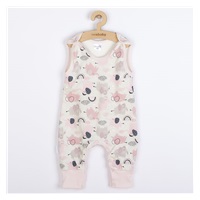 New Baby Happy Elephants Pink Cotton Baby Rompers, size 56 (0-3m)