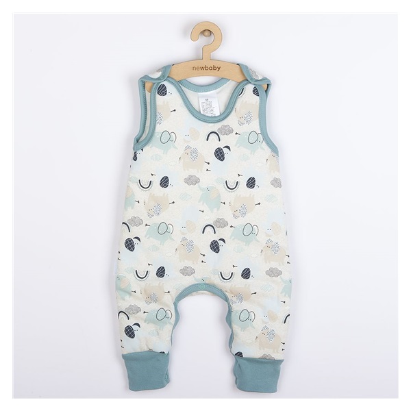 New Baby Baby Happy Elephants Green, size 56 (0-3m)