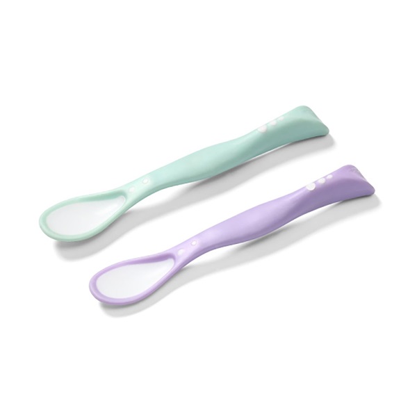 Baby Ono flexible spoon 2pcs purple, green