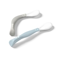 Baby Ono flexible spoon 2pcs grey, blue