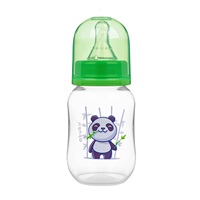 Akuku 125 ml panda bottle green