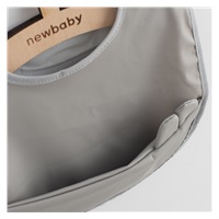 Washable bib New Baby 34x45 cm grey