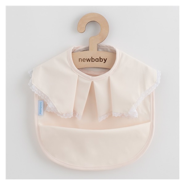 Luxury washable bib New Baby 34x25 cm girl