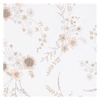 Nursing Pillow Cover New Baby Flowers White