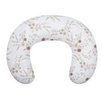 Nursing Pillow Cover New Baby Flowers White