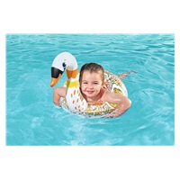 Inflatable children‘s glitter ring Bestway 61x56cm Swan