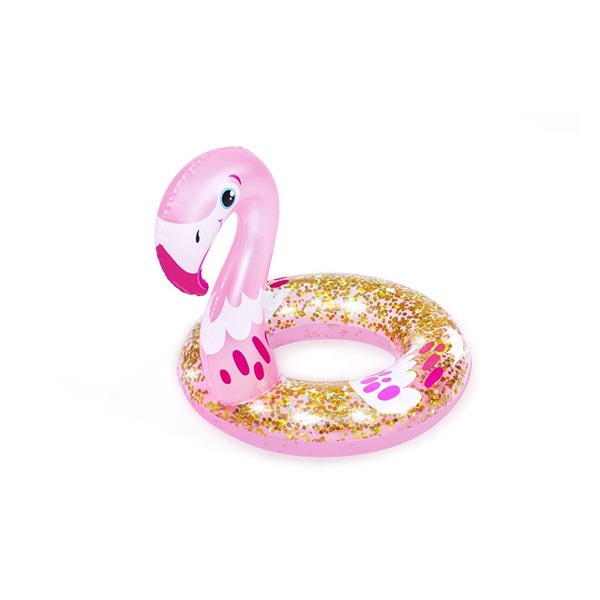Bestway Inflatable Glitter Circle for Kids 61x61cm Flamingo