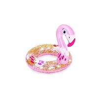 Bestway Inflatable Glitter Circle for Kids 61x61cm Flamingo