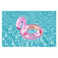 Bestway Inflatable Glitter Circle for Kids 61x61cm Flamingo